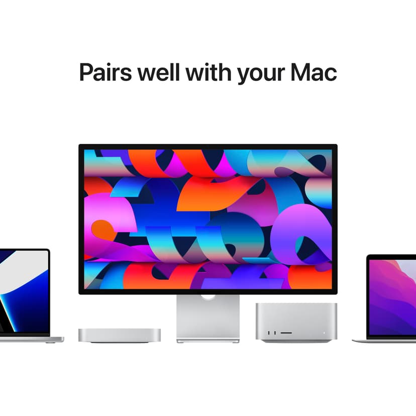 Apple Studio Disp Nano Glass Tilt-adj Stand - (Löytötuote luokka 2) 27" 5120 × 2880pixels 16:9 60Hz