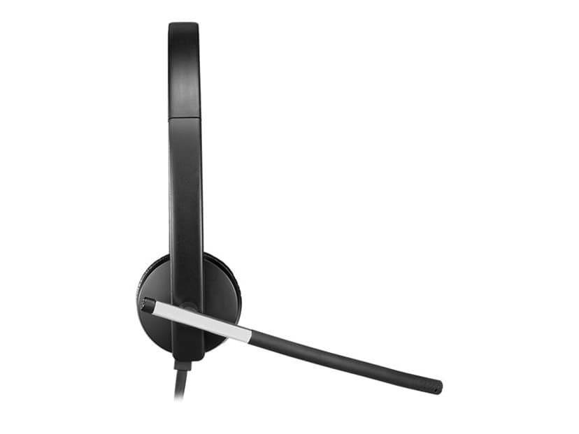 Logitech H650e USB-A Hopea, Musta