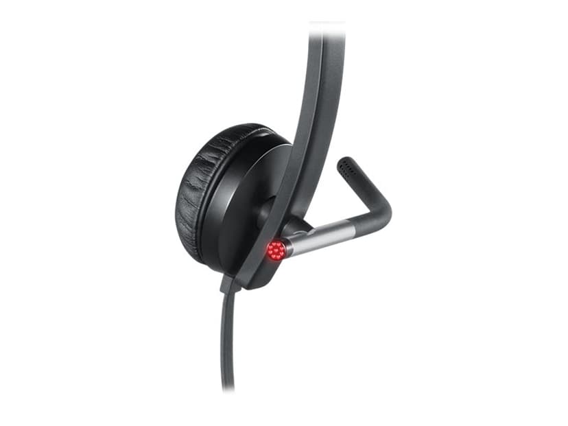 Logitech H650e USB A-tyyppi Hopea, Musta