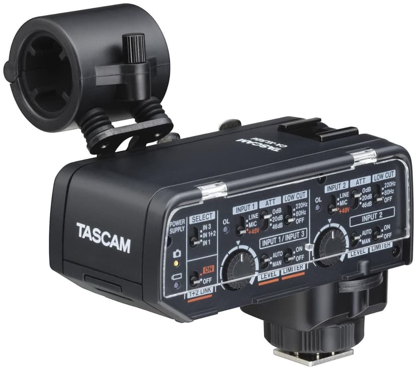 Tascam XLR Microphone Adapter For Mirrorless Fujifilm Camera
