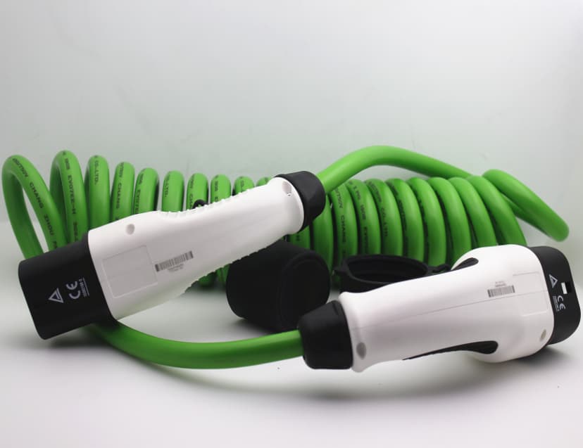 Direktronik Charge Cable 32a 1-fas Typ 2 M-m Spiral 5m