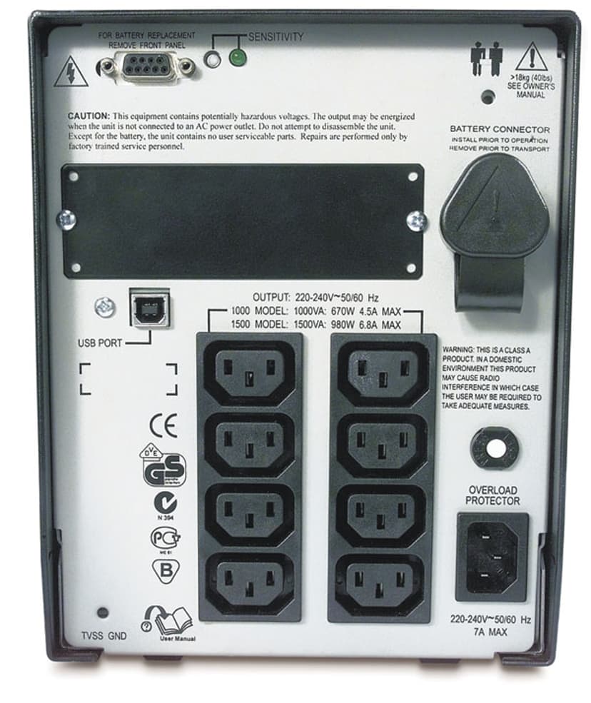 APC Smart-UPS 1000VA USB & Serial