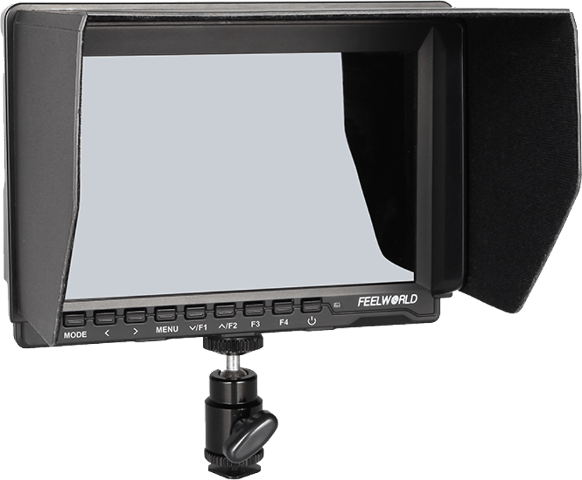 FEELWORLD FW759 kameranäyttö 17,8 cm (7") Musta 1280 x 800 pikseliä