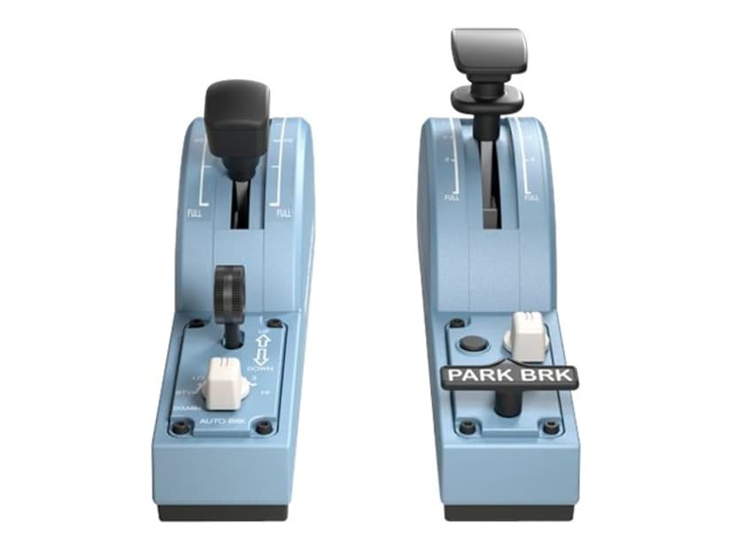Thrustmaster TCA Quadrant Add-On Airbus Edition Blå Flykt Sim Analog / Digital PC Blå