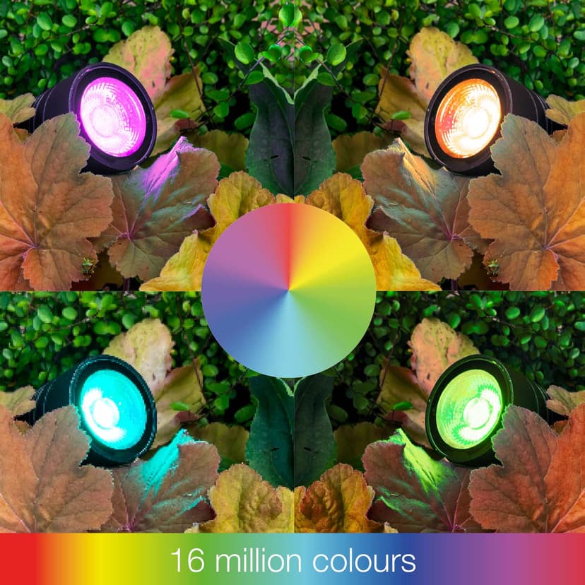 LightsOn Arcus Trädgårdsspot RGB Svart