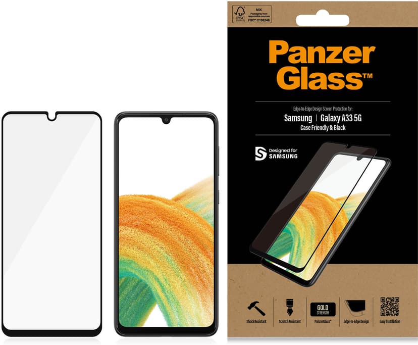 Panzerglass skärmskydd Case Friendly Samsung Galaxy A33 5G