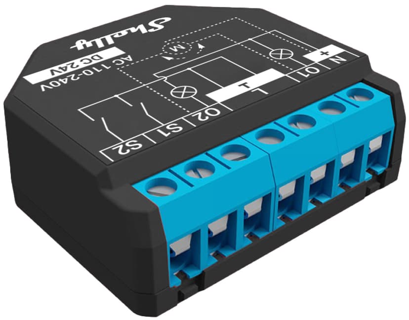 Shelly Plus 2PM WiFi 2-Channel 16A Power Metering