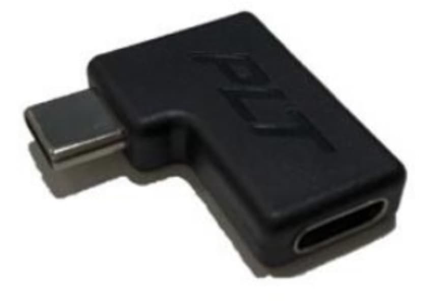 Poly Adapter Right Angle USB-C Male To USB-C Female