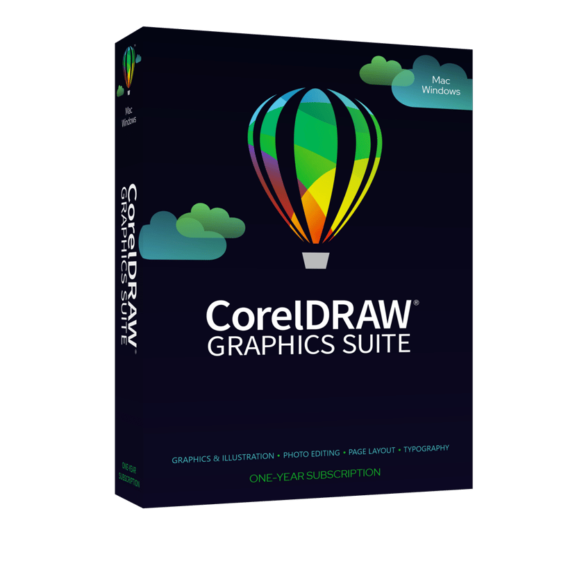 Corel CorelDRAW Graphics Suite 1-års abonnement