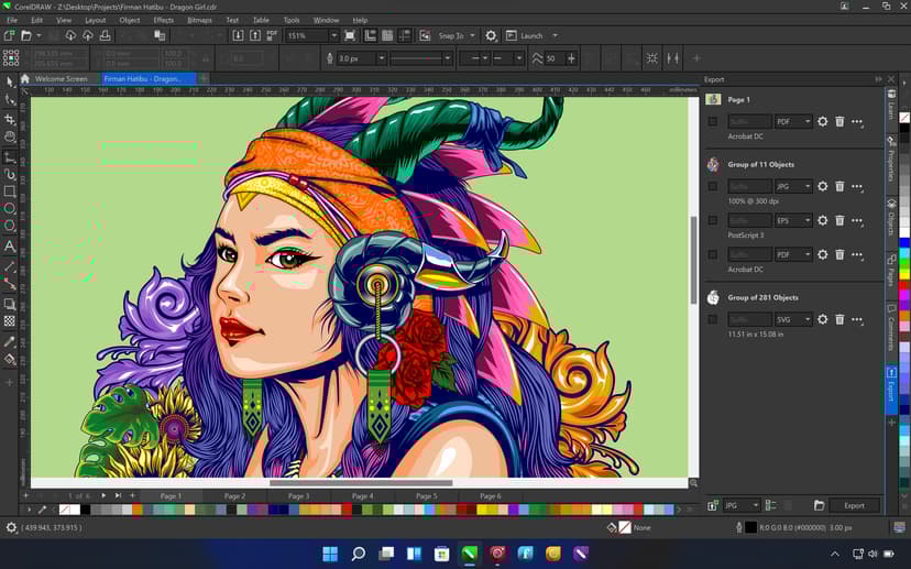 Corel CorelDraw Graphics Suite 1 års prenumeration