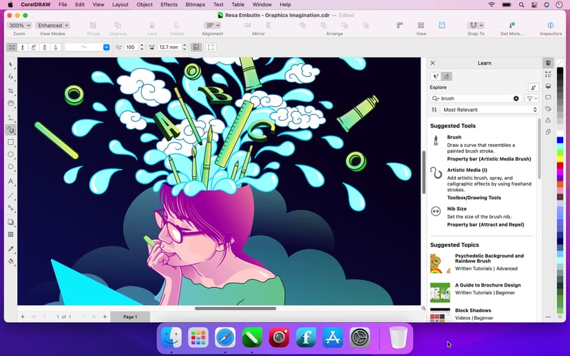 Corel CorelDRAW Graphics Suite 1-års abonnement