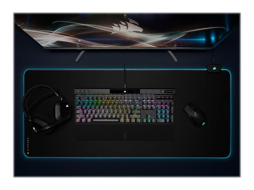 Corsair K70 RGB PRO näppäimistö USB QWERTY Pohjoismainen Musta Cherry MX Speed Pohjoismainen