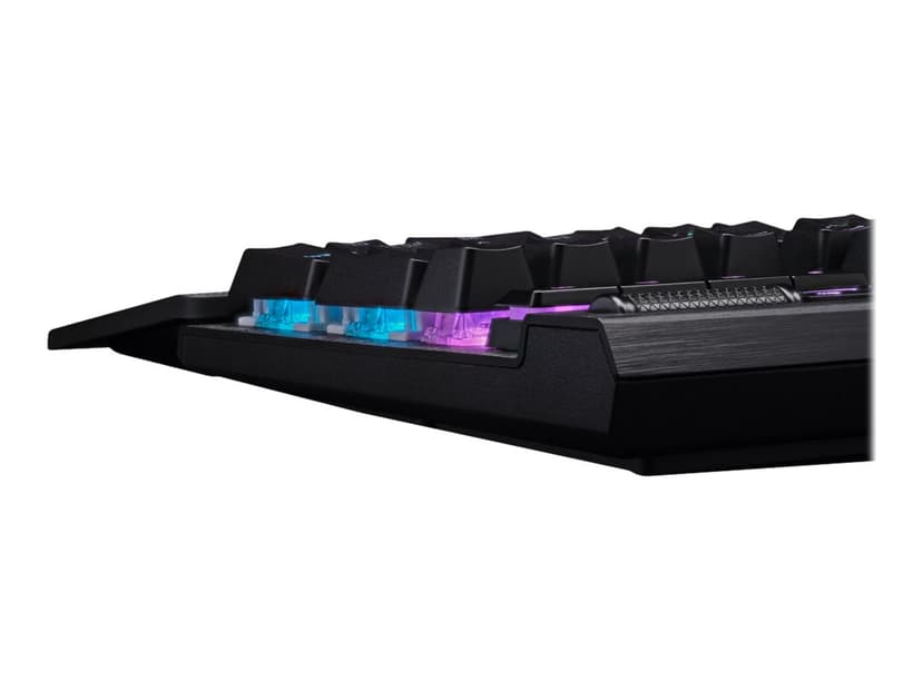 Corsair K70 Rgb Pro Cherry Mx Speed Silver, Black Mechanical Cherry MX Speed Nordisk