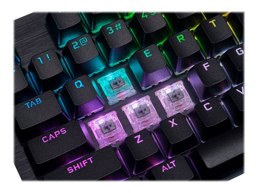 Corsair K70 RGB PRO näppäimistö USB QWERTY Pohjoismainen Musta Cherry MX Speed Pohjoismainen