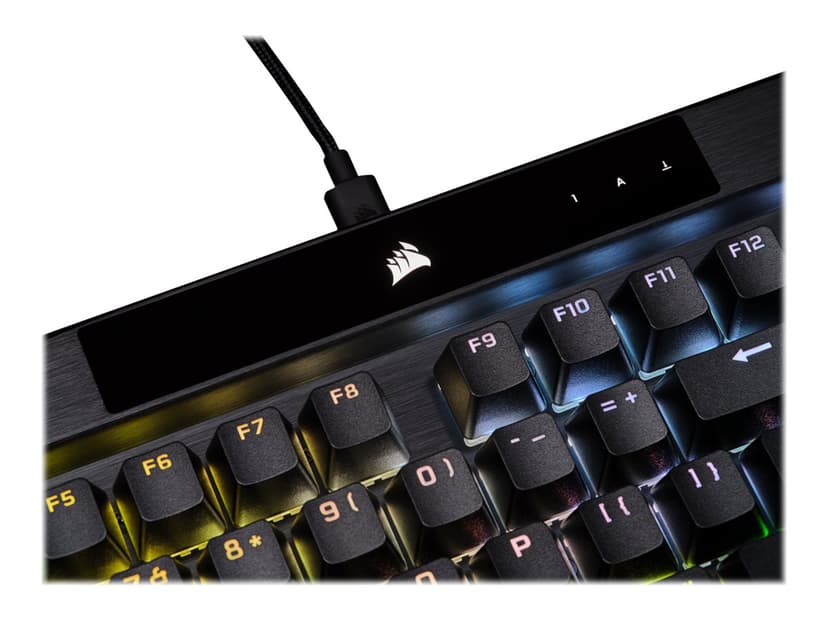 Corsair K70 RGB PRO näppäimistö USB QWERTY Pohjoismainen Musta Cherry MX Speed Pohjoismainen