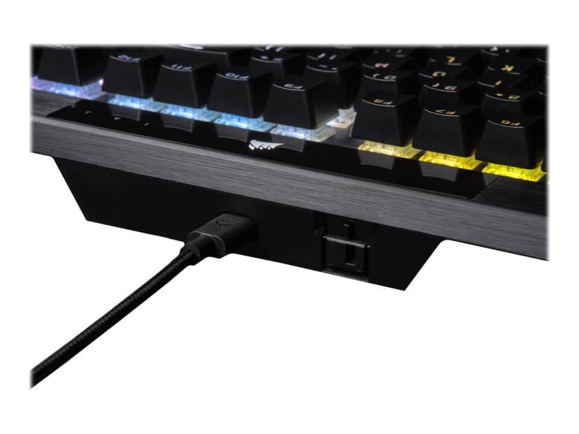 Corsair K70 RGB PRO näppäimistö USB QWERTY Pohjoismainen Musta Cherry MX Speed Pohjoismainen