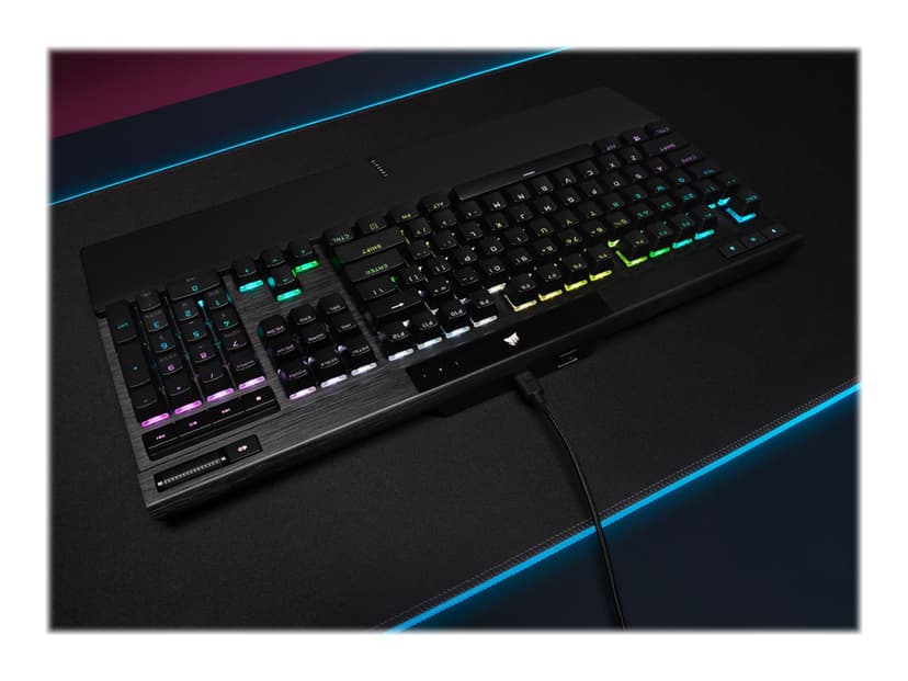 Corsair K70 RGB PRO näppäimistö USB QWERTY Pohjoismainen Musta Cherry MX Speed Pohjoismainen