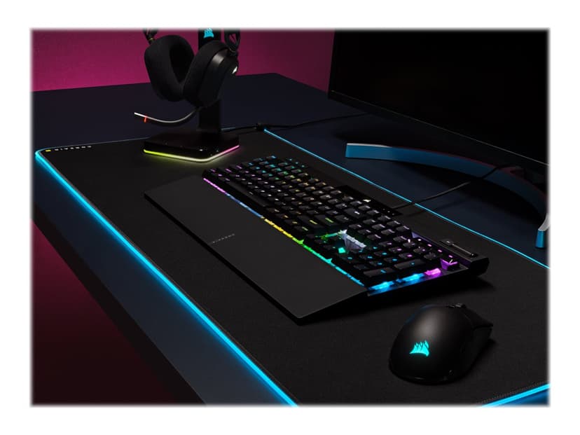 Corsair K70 RGB PRO näppäimistö USB QWERTY Pohjoismainen Musta Cherry MX Speed Pohjoismainen