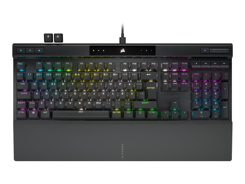 Corsair K70 RGB PRO tangentbord USB QWERTY Nordic Svart Cherry MX Speed Nordic