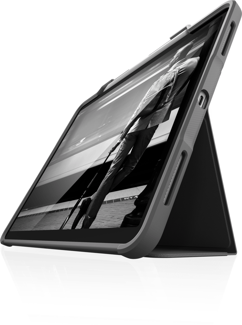 STM Dux Plus iPad Pro 12.9" 3rd gen, iPad Pro 12.9" 4th gen, iPad Pro 12.9" 5th gen, iPad Pro 12.9" 6th gen Grå, Svart