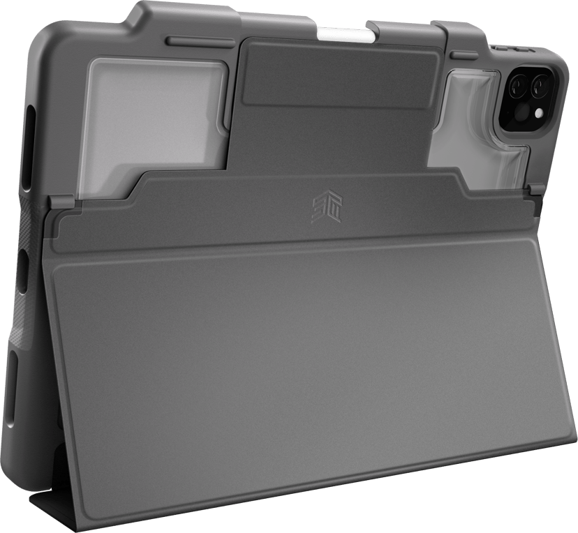 STM Dux Plus iPad Pro 12.9" 3rd gen, iPad Pro 12.9" 4th gen, iPad Pro 12.9" 5th gen, iPad Pro 12.9" 6th gen Grå, Svart