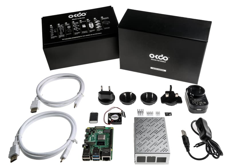 One Nine Design OKdo Raspberry Pi 4 Model B 8GB Starter Kit