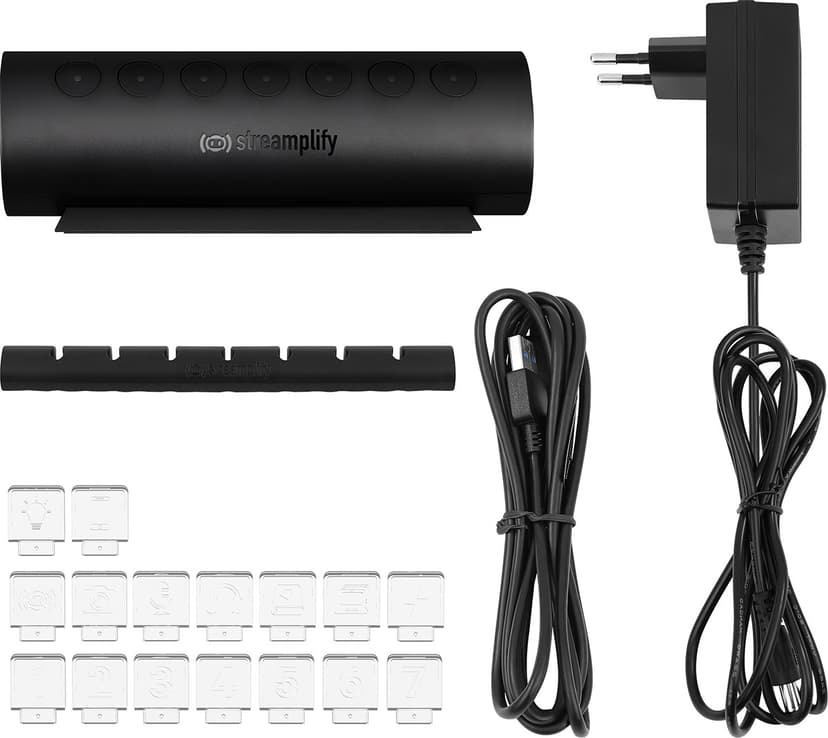 STREAMPLIFY HUB CTRL 7 USB 3.2 Gen 1 (3.1 Gen 1) Type-A USB 3.2 Gen 1 (3.1 Gen 1) Type-A