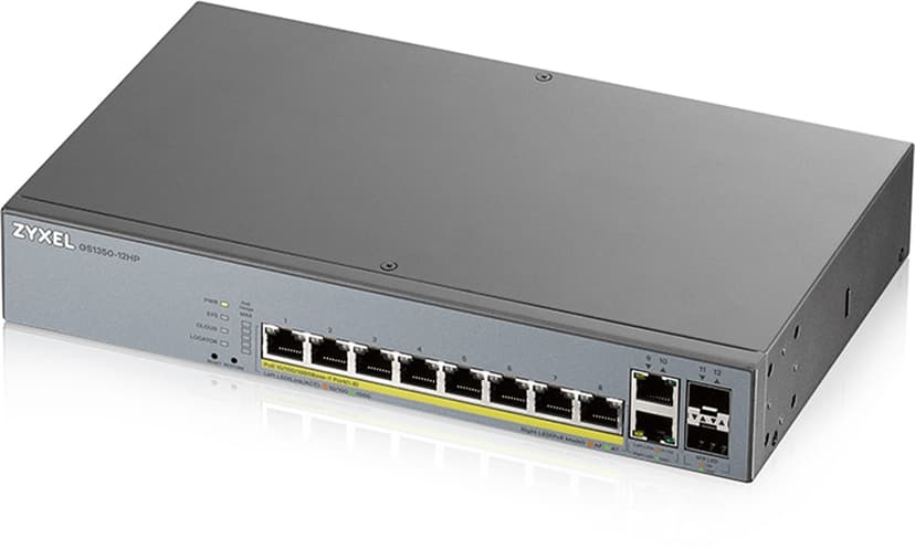 Zyxel Nebula GS1350-12HP Smart Surveillance PoE Switch 130W