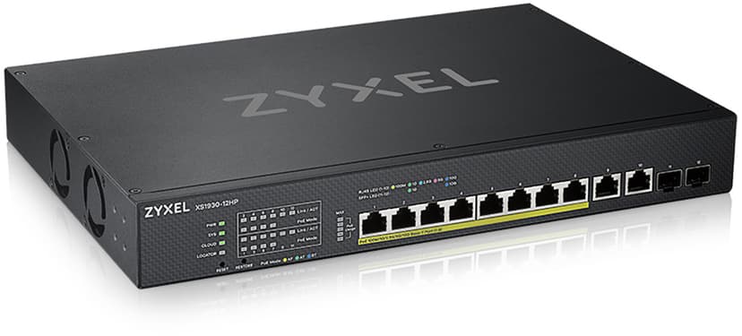 Zyxel Nebula XS1930-12HP 8G 2x10G 2SFP+ PoE 375 watt Svitsj