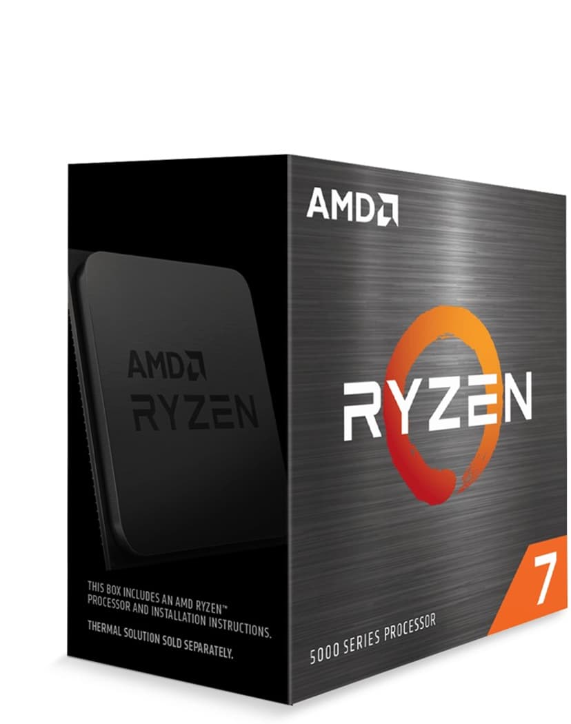 AMD Ryzen 7 5700X prosessor 3,4 GHz 32 MB L3 Boks 3.4GHz AM4 Processor