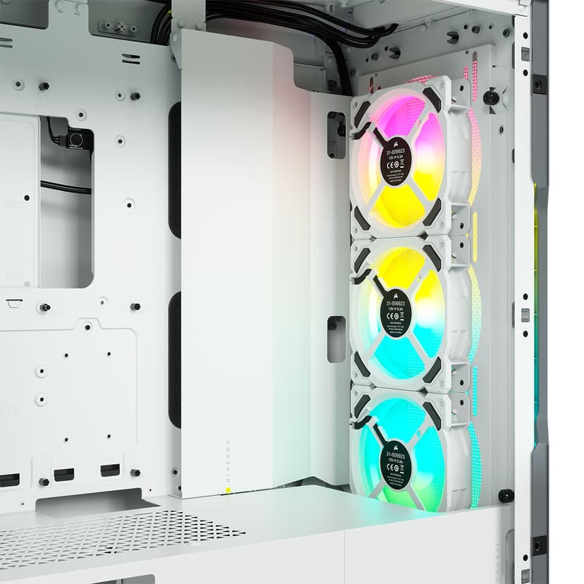 Corsair iCUE 5000T RGB Midi Tower Hvit Midi Tower Hvit