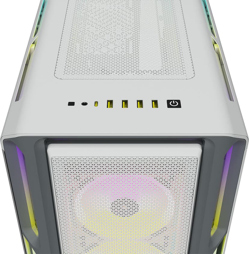 Corsair iCUE 5000T RGB Midi Tower Hvit Midi Tower Hvit