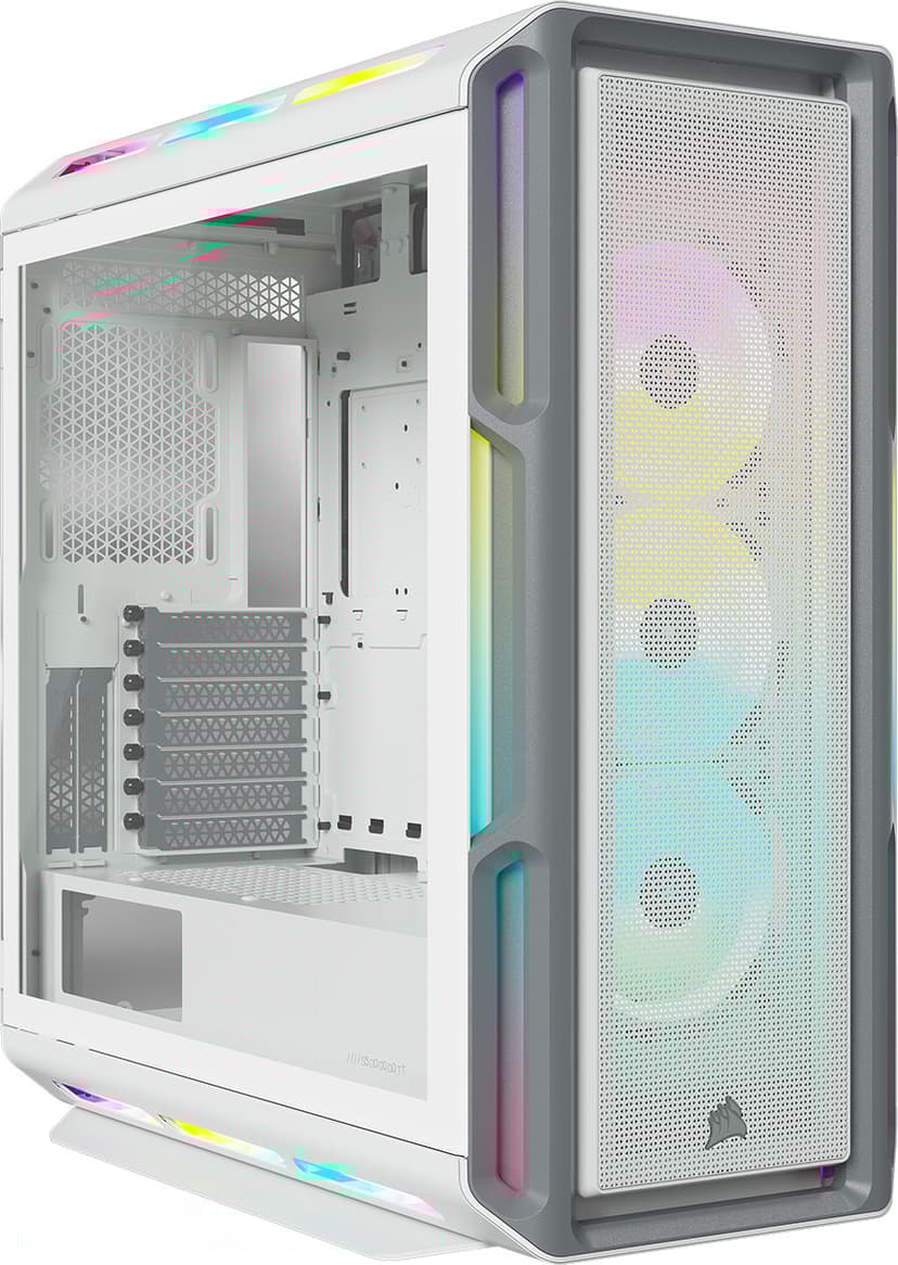 Corsair iCUE 5000T RGB Midi Tower Hvit Midi Tower Hvit