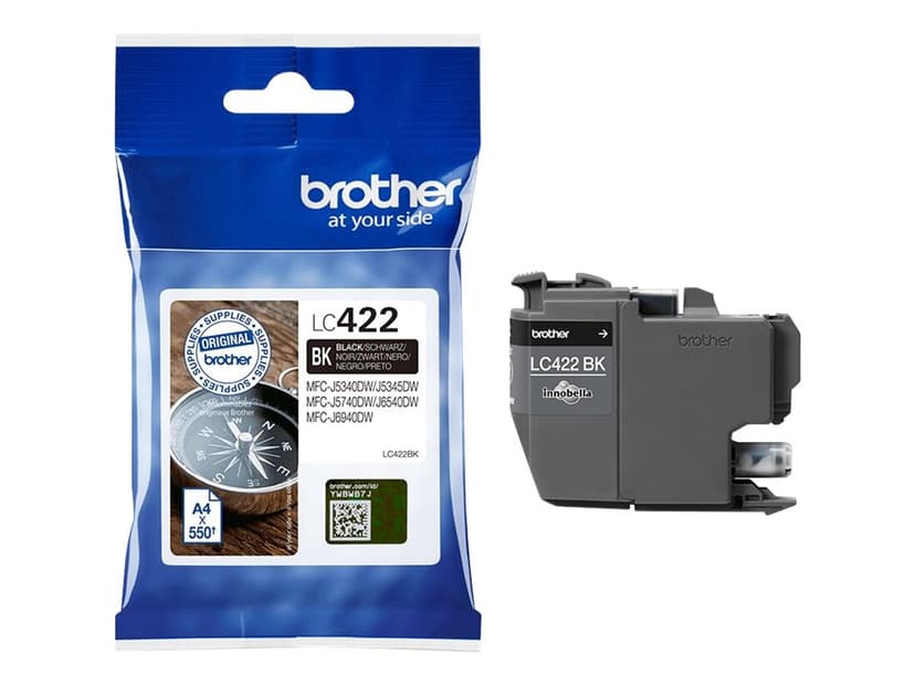 Brother Blekk Svart 550 sider – MFC-J5340DW