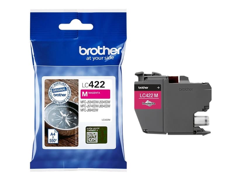 Brother Bläck Magenta 550 Sidor - MFC-J5340DW