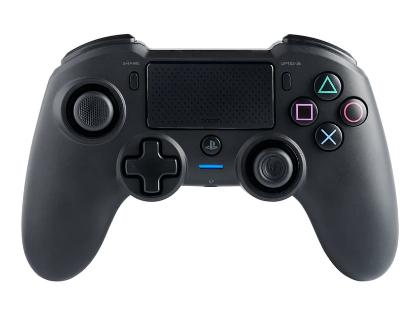 Nacon Asymmetric Wireless Svart Bluetooth/USB Spelplatta Analog / Digital PC, PlayStation 4 Svart