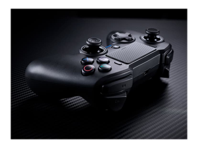 Nacon Asymmetric Wireless Svart Bluetooth/USB Spelplatta Analog / Digital PC, PlayStation 4 Svart