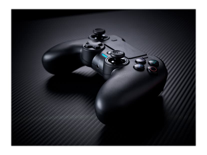 Nacon Asymmetric Wireless Svart Bluetooth/USB Spelplatta Analog / Digital PC, PlayStation 4 Svart