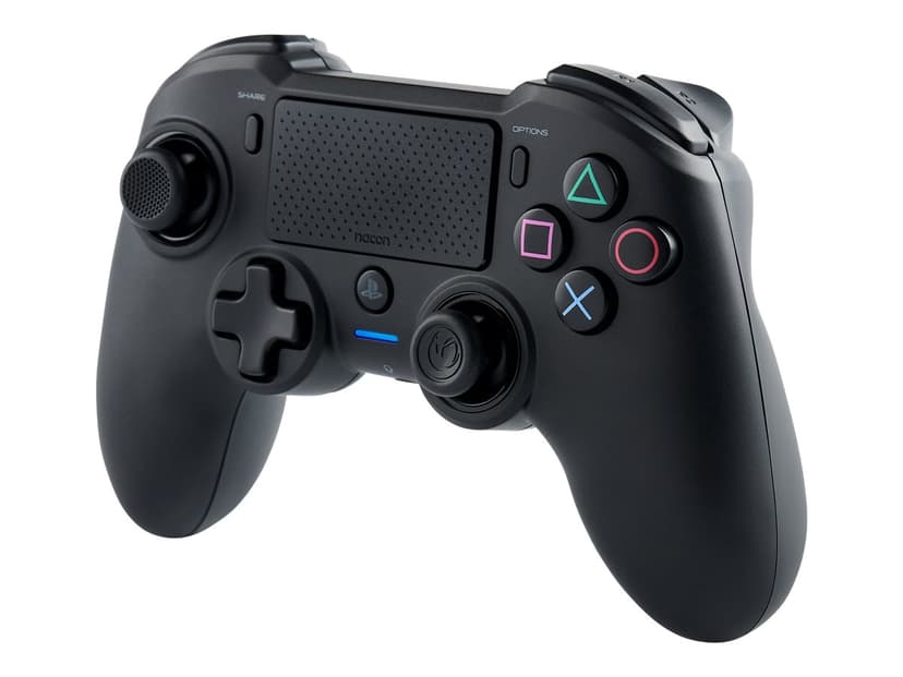 Nacon Asymmetric Wireless Musta Bluetooth/USB Pad-ohjain Analoginen/Digitaalinen PC, PlayStation 4 Musta