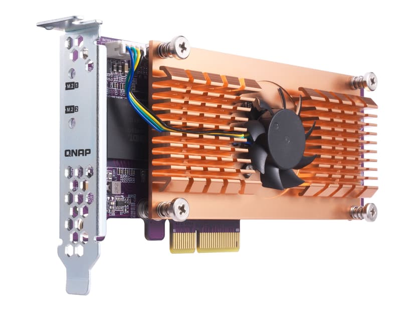 QNAP QM2-2S-220A nätverkskort/adapters Intern M.2