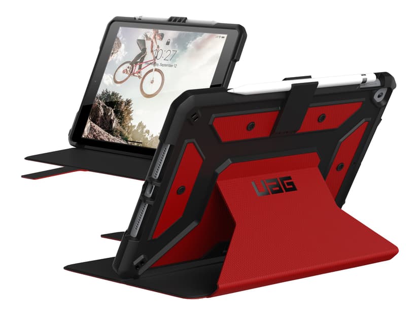 UAG Metropolis Case iPad 10.2" 7th gen, iPad 10.2" 8th gen, iPad 10.2" 9th gen Rood