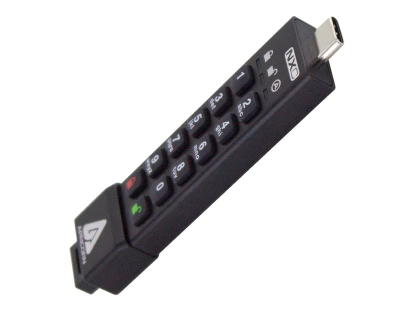 Apricorn Aegis Secure Key 3NXC 8GB 8GB USB-C Svart