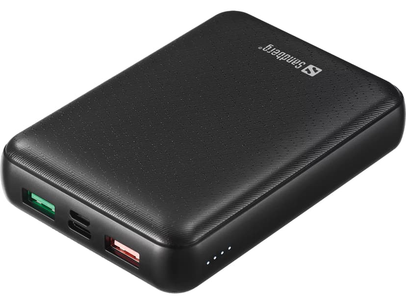 Sandberg Powerbank USB-C PD 45W 15000 mAh 15000mAh Svart