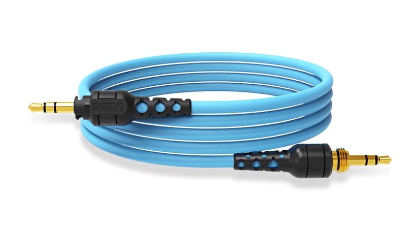 Røde NTH-Cable12 blue ljudkabel 1,2 m 3,5mm TRS Blå 1.2m 3,5mm 3,5mm