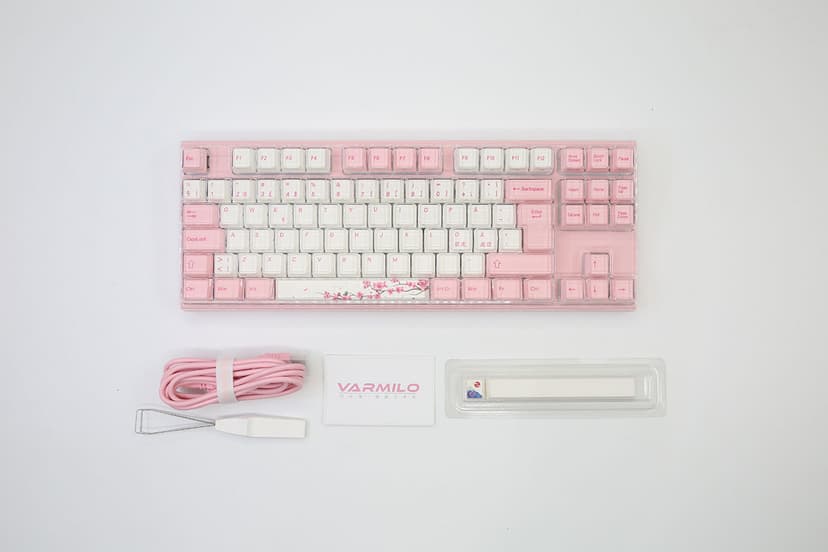 Varmilo VEA88 Sakura V2 MX Brown Cherry MX Brown Nordisk