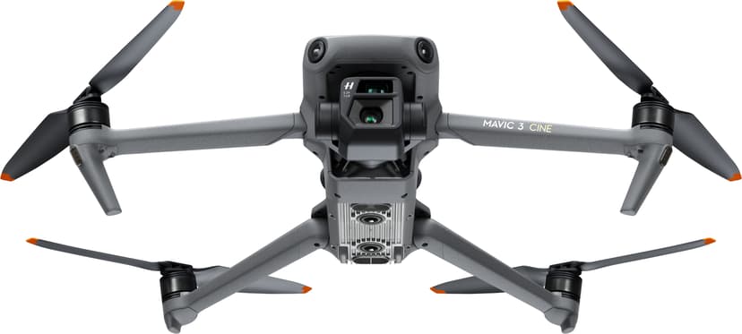 DJI Solectric DJI Mavic 3 Cine Premium Combo 4 rotorer Oktokopter 20 MP 3840 x 2160 piksler 5000 mAh Sort, Grå
