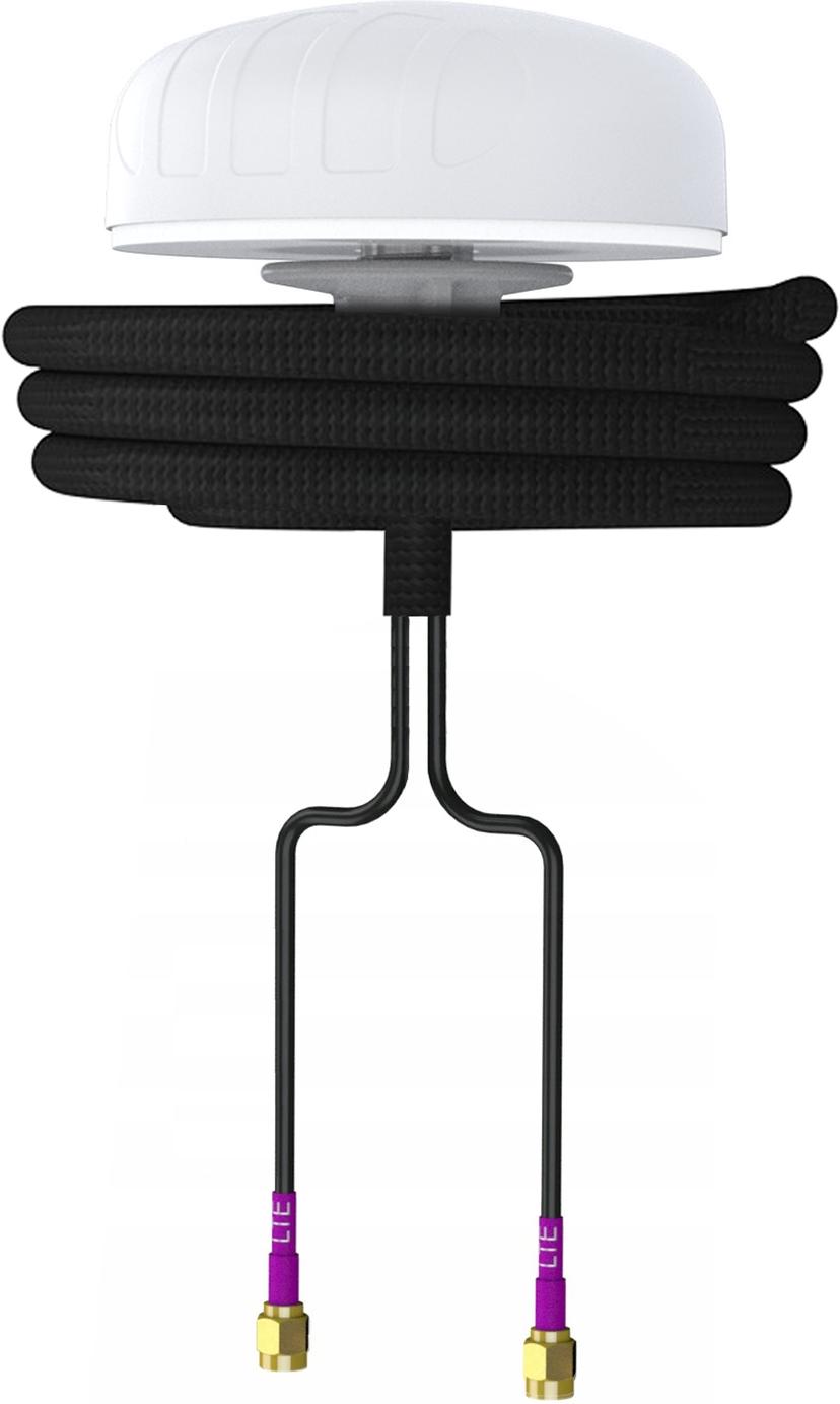 Poynting PUCK-2 Rundstrålande antenn för 2G/3G/4G/5G 2X2 MIMO Vit