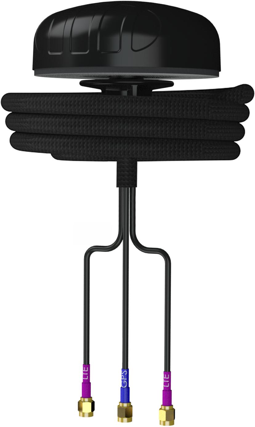 Poynting PUCK-4 ympärisäteilevä antenni, 2G/3G/4G/5G 2X2 MIMO ja GPS, musta