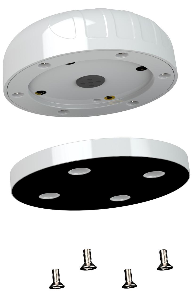 Poynting Ympärisäteilevä PUCK-5-antenni, 2G/3G/4G/5G, 2X2 MIMO, WiFi, Bluetooth ja GPS, valkoinen