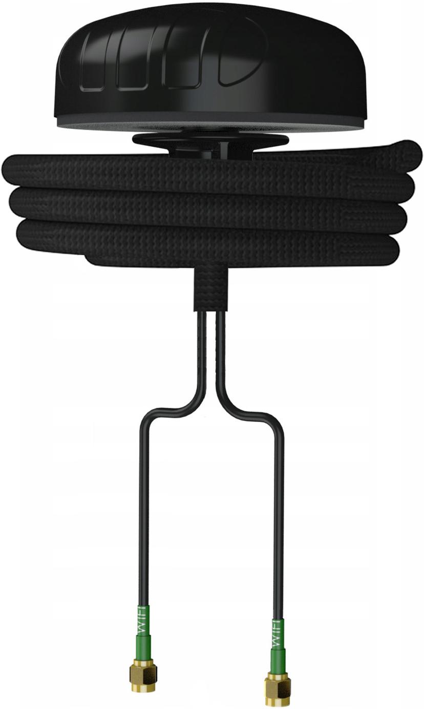Poynting PUCK-12 ympärisäteilevä antenni, Bluetooth ja 2X2 MIMO Wi-Fi, musta